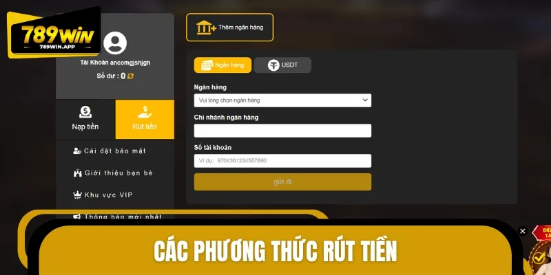 Nhiều phương thức giao dịch đa dạng cho anh em tham khảo
