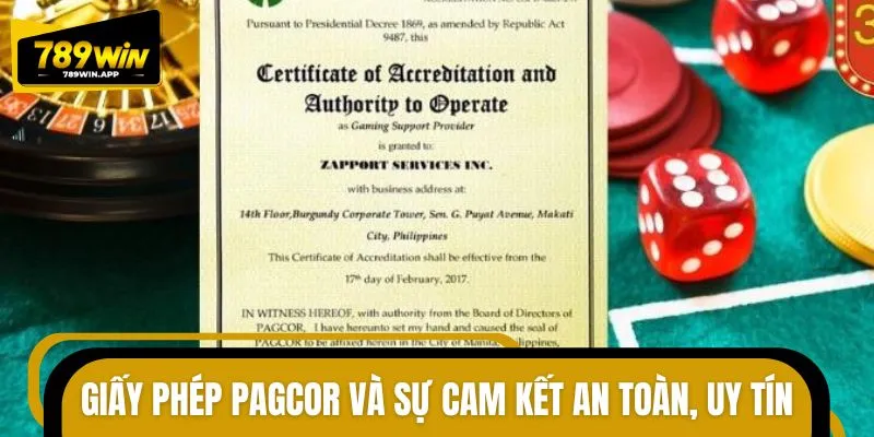 Hội viên an tâm tham gia giải trí tại cổng game sở hữu giấy phép PAGCOR