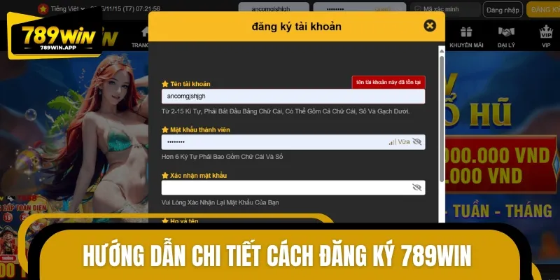 Trình tự thực hiện mở tài khoản cược dành cho tân thủ