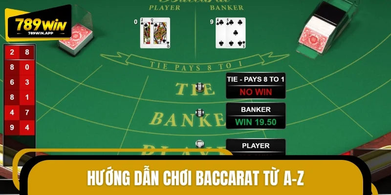 Hướng dẫn chơi Baccarat từ A-Z