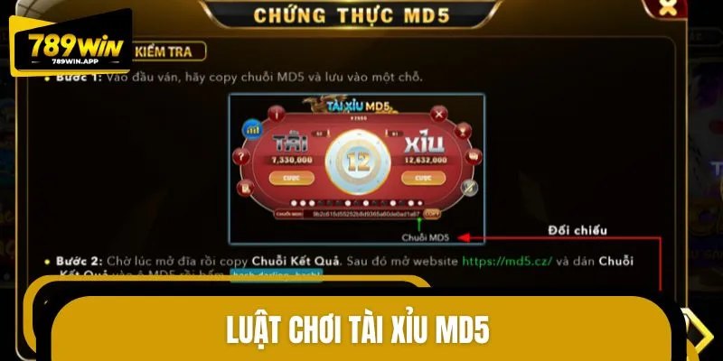 Hướng dẫn chơi Tài xỉu bản MD5